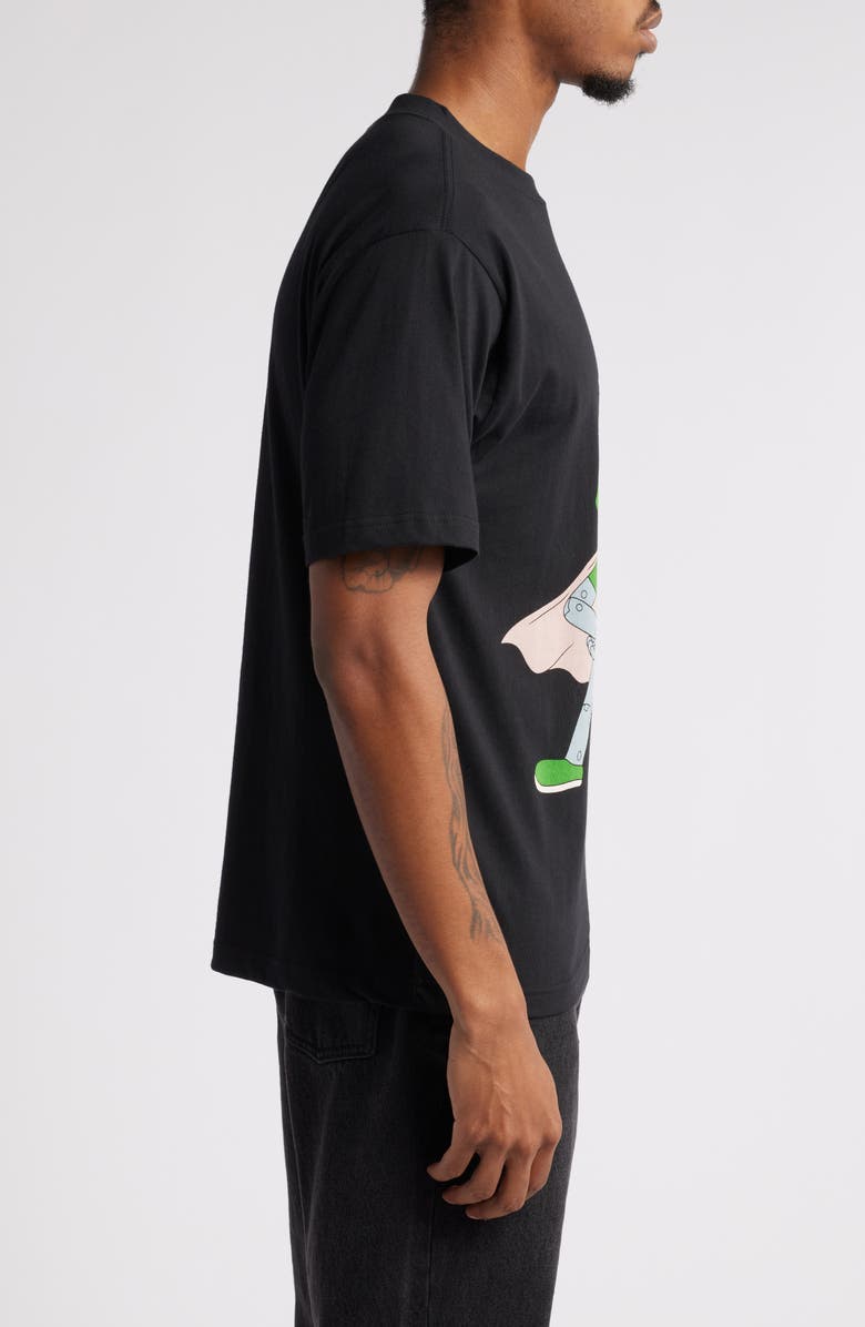 Action Figure Miles Feeling Down Graphic T-Shirt, Alternate, color, 