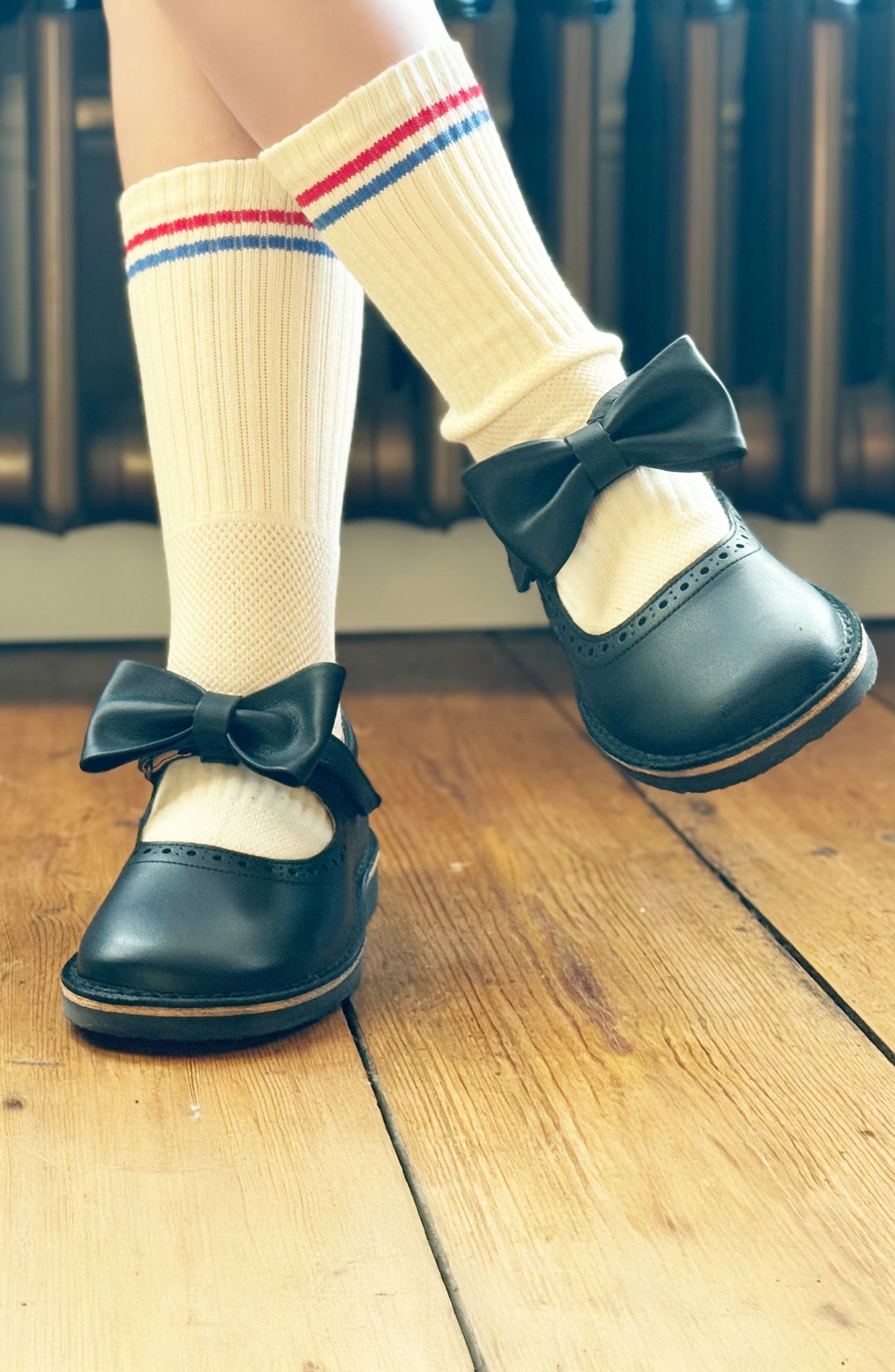 Young Soles Martha Bow Kids Mary Jane Shoe, Alternate, color, Black