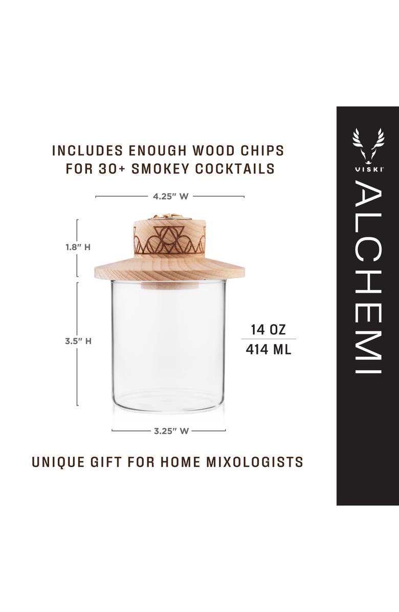 Viski Alchemi Single Serve Smoked Cocktail Kit, Alternate, color, Clear