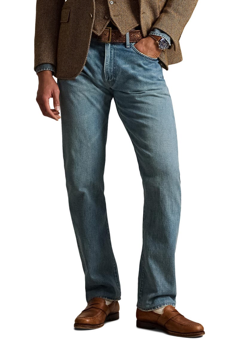 Hampton Straight Leg Jeans, Main, color, ROBINSON