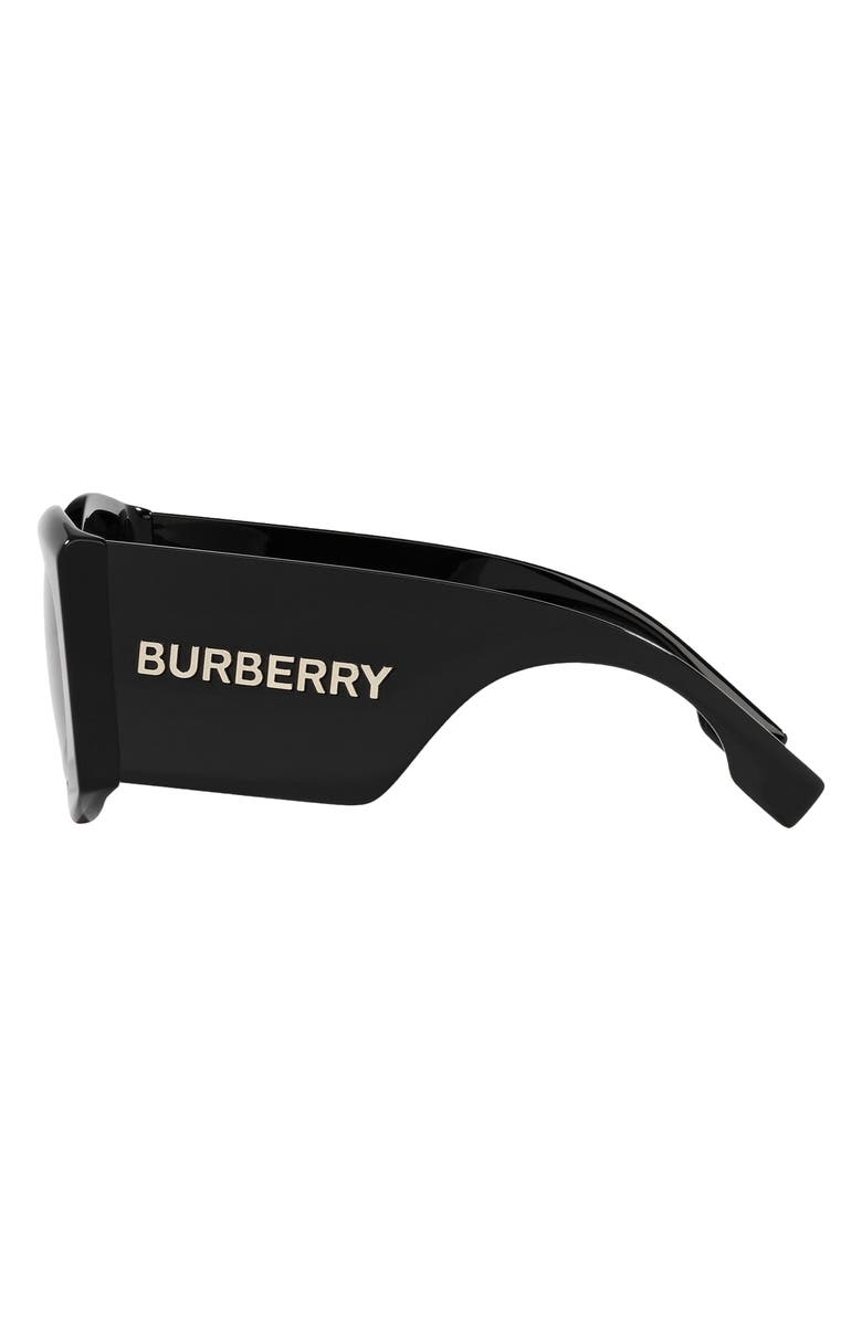 Burberry Joni 55mm Gradient Square Sunglasses, Alternate, color, Black