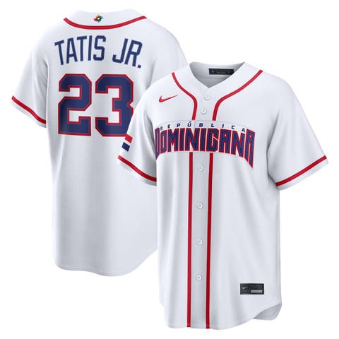 Men's Nike Fernando Tatis Jr. White Dominican Republic Baseball 2026 World Baseball Classic Home Stadium Jersey