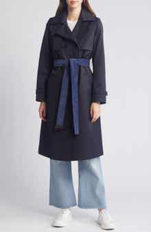 Sam Edelman Corduroy Contrast Trench Coat