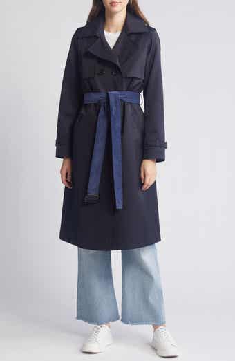 Sam Edelman Corduroy Contrast Trench Coat