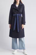 Sam Edelman Corduroy Contrast Trench Coat