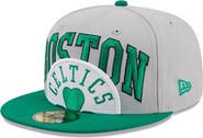New Era Men's New Era Gray/Kelly Green Boston Celtics Tip-Off Two-Tone 59FIFTY Fitted Hat