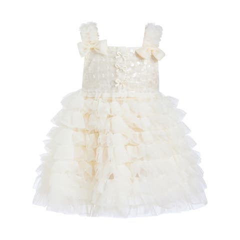 Bow Tiered Tulle Dress (Baby)