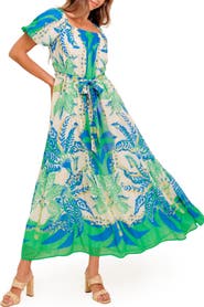 FLYING TOMATO Print Maxi Dress