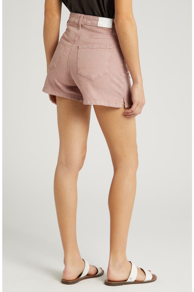 Dani High Waist Denim Shorts, Alternate, color, VTMUTDBLSH
