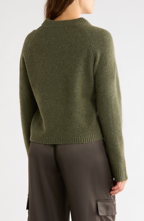 Zip It Crewneck Sweater