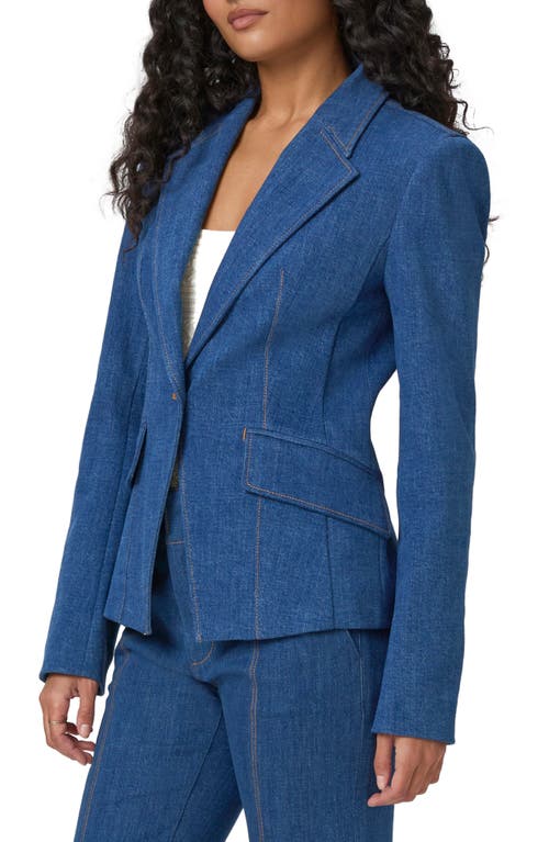 PAIGE PAIGE CANDACE STRETCH DENIM BLAZER