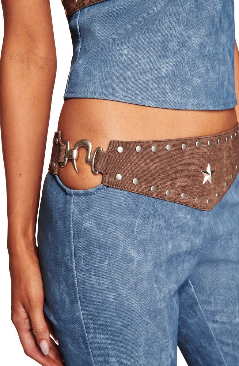 I.AM.GIA Kessa Faux Leather Bootcut Pants, Alternate, color, 