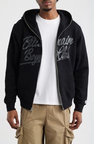 Billionaire Boys Club Script Logo Cotton Fleece Hoodie