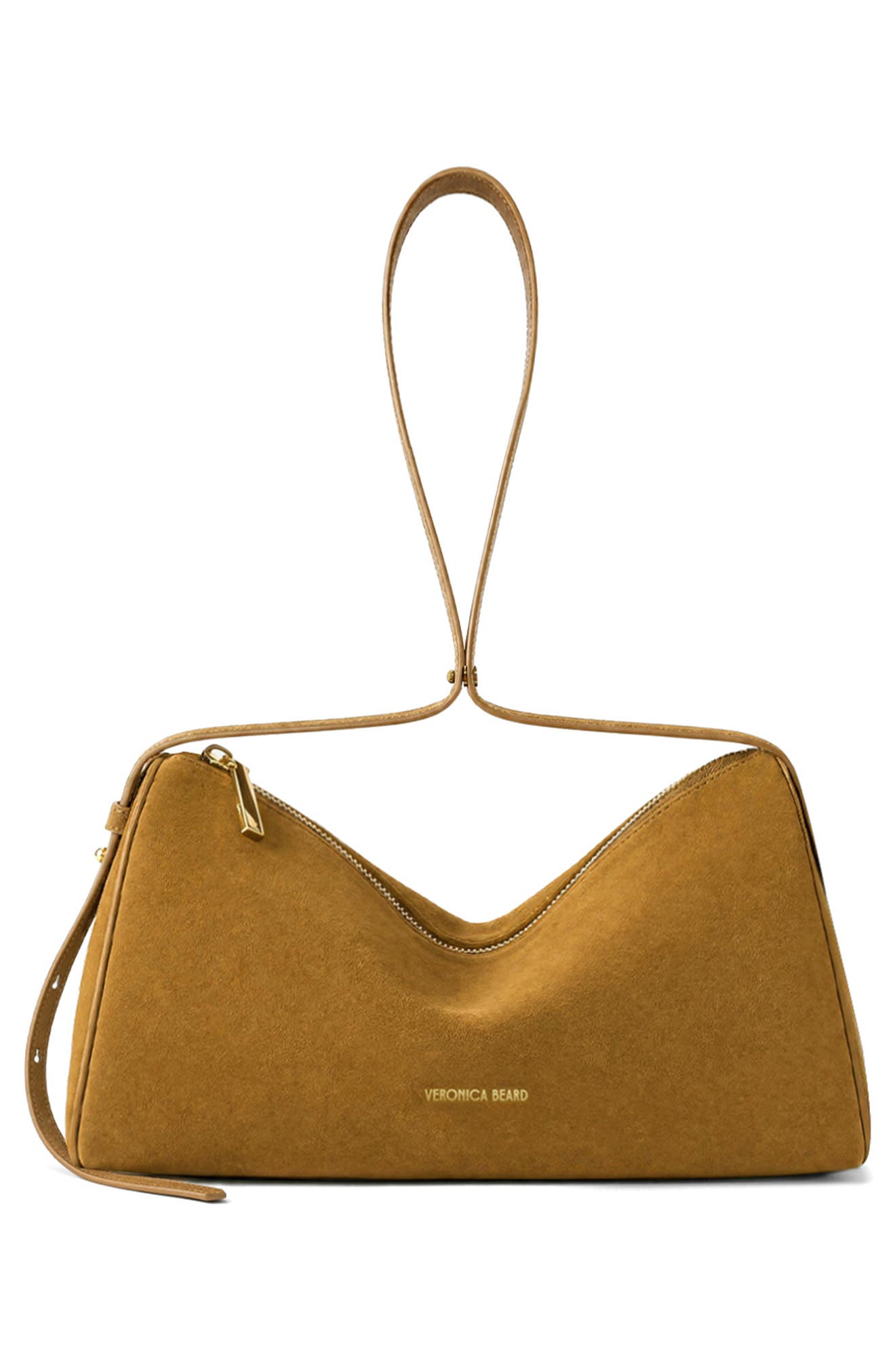 Prism Suede Shoulder Bag, Alternate, color, ACORN