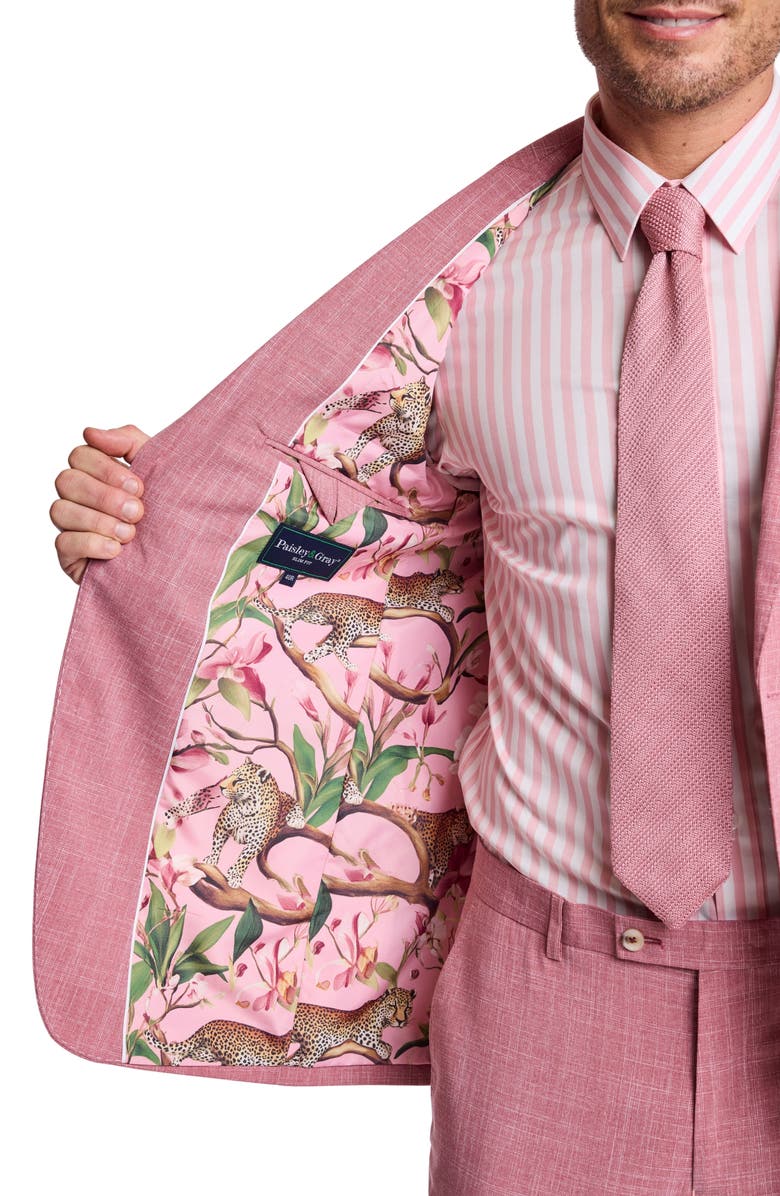 PAISLEY & GRAY Dover Slim Fit Sport Coat, Alternate, color, Pink Quartz