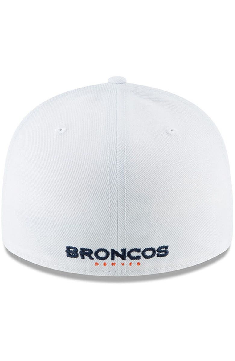 New Era Men's New Era White Denver Broncos Omaha Low Profile 59FIFTY Fitted Hat, Alternate, color, 