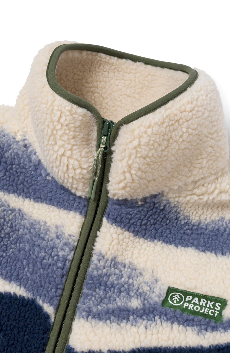 Parks Project Acadia Moose Full Zip High Pile Fleece Jacket, Alternate, color,