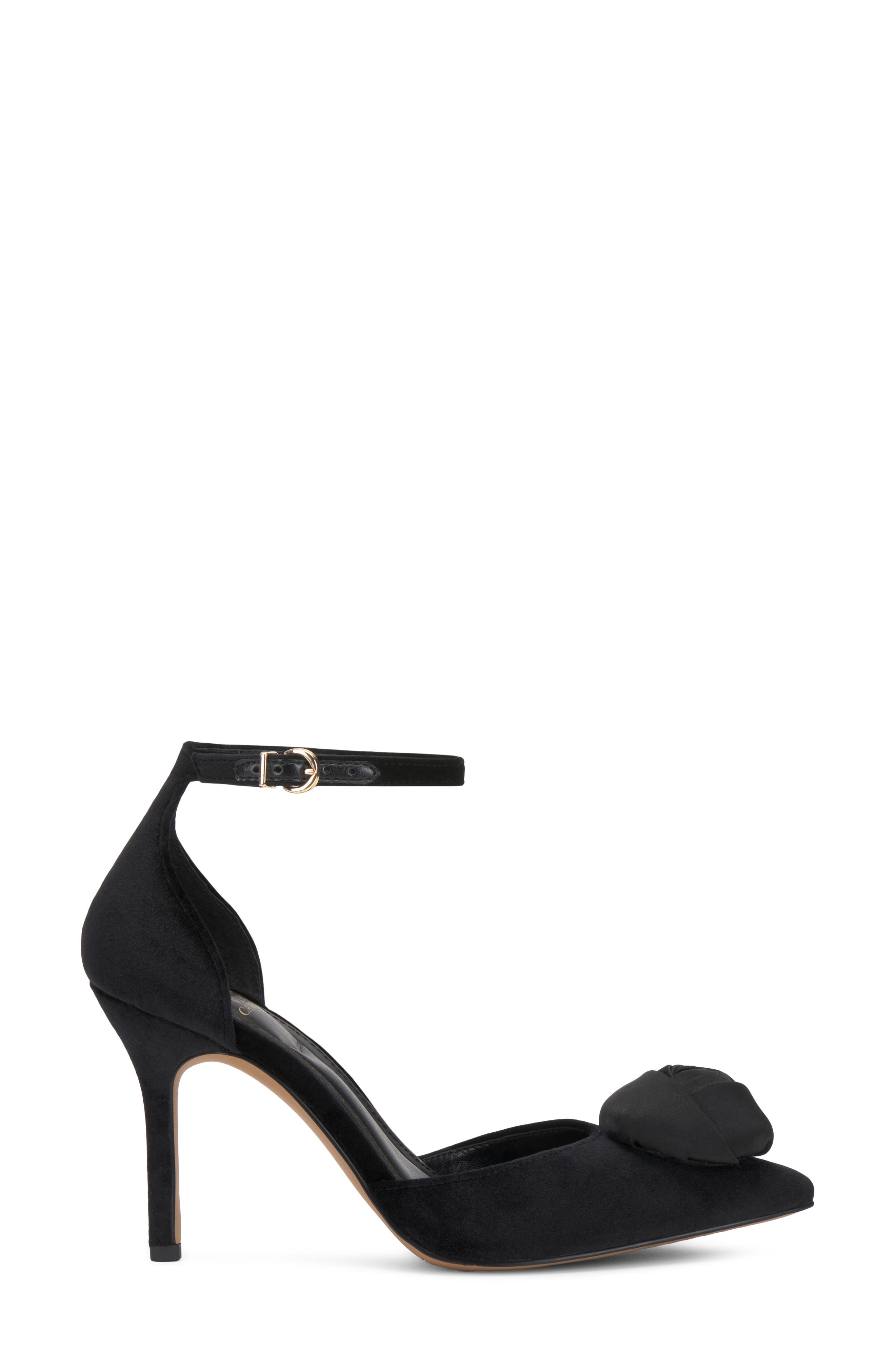 Mirezzo Pointed Toe d'Orsay Pump, Alternate, color, BLACK