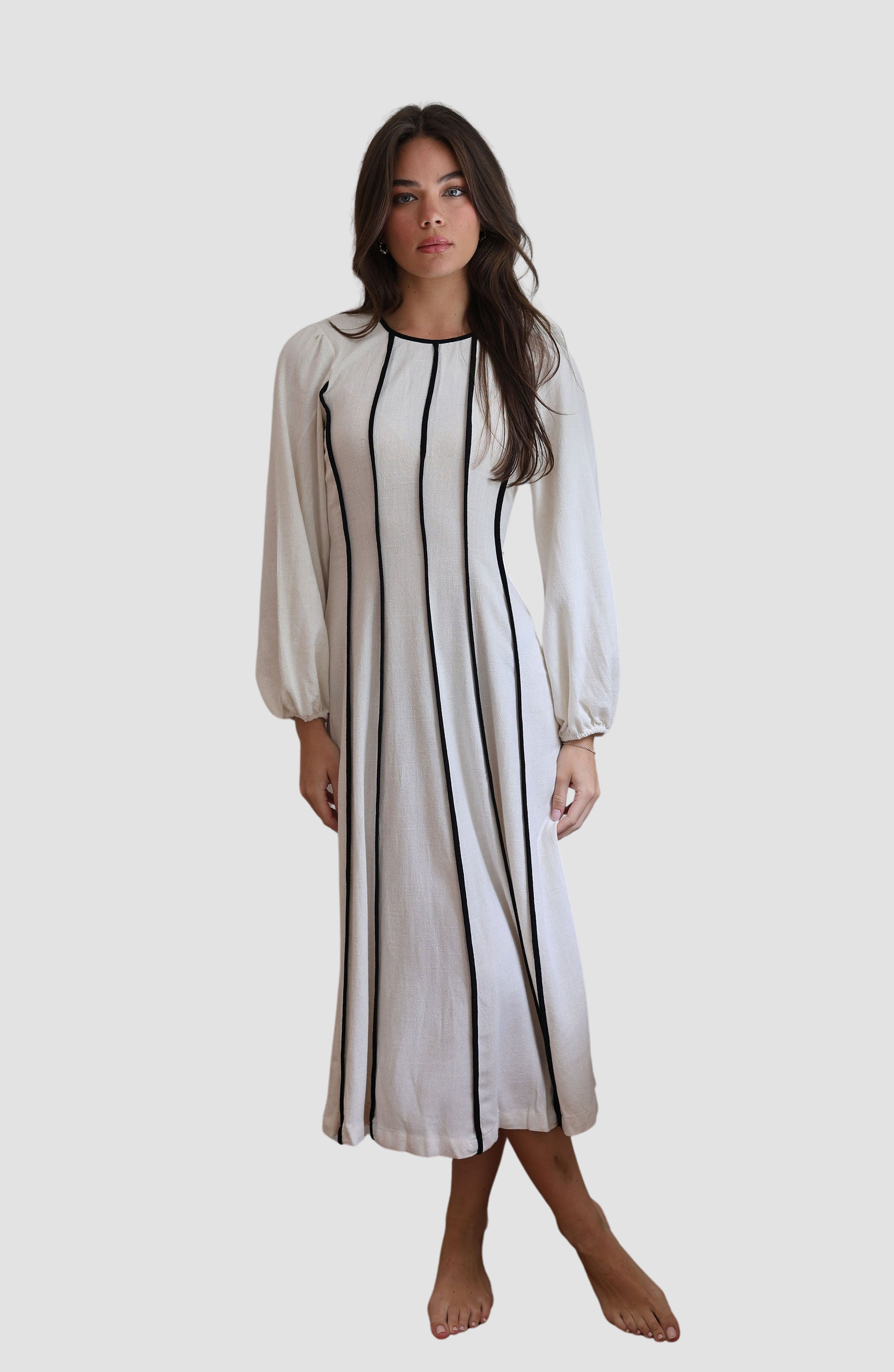 selected White / Black Stripes