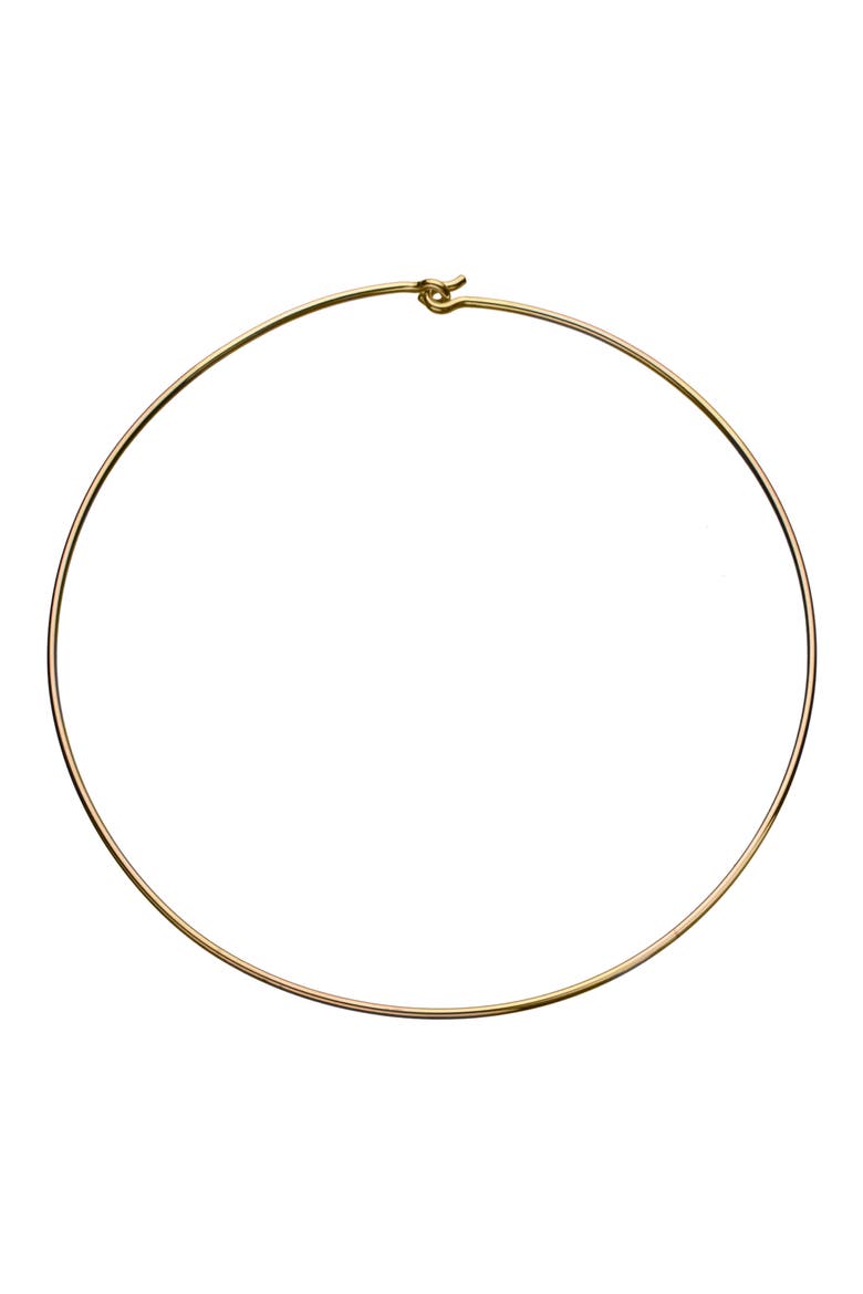 Tilda Choker Necklace, Main, color, 14K YELLOW GOLD PLATED SILVER