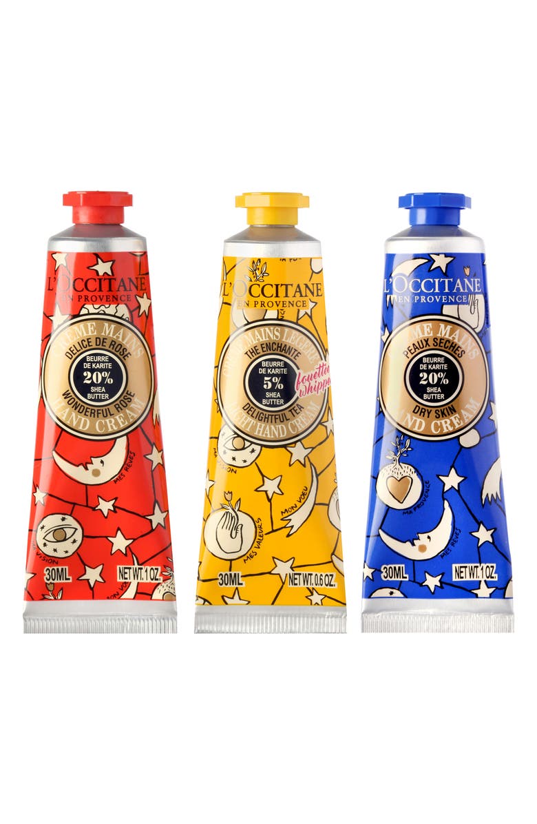 L'Occitane Hand Cream Trio, Main, color, 