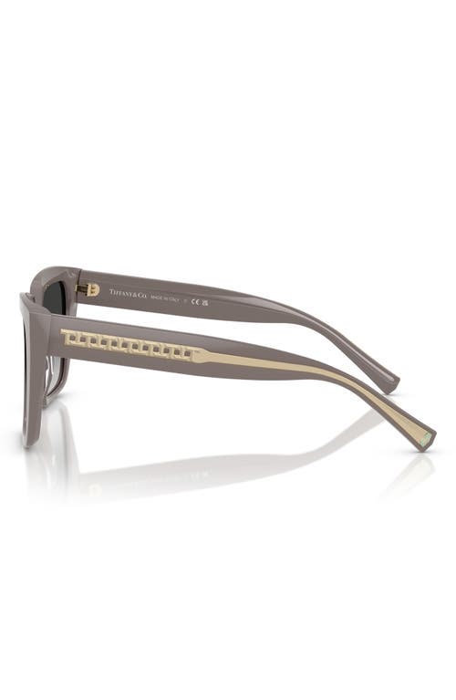 Tiffany & Co . 55mm Gradient Square Sunglasses In Gray