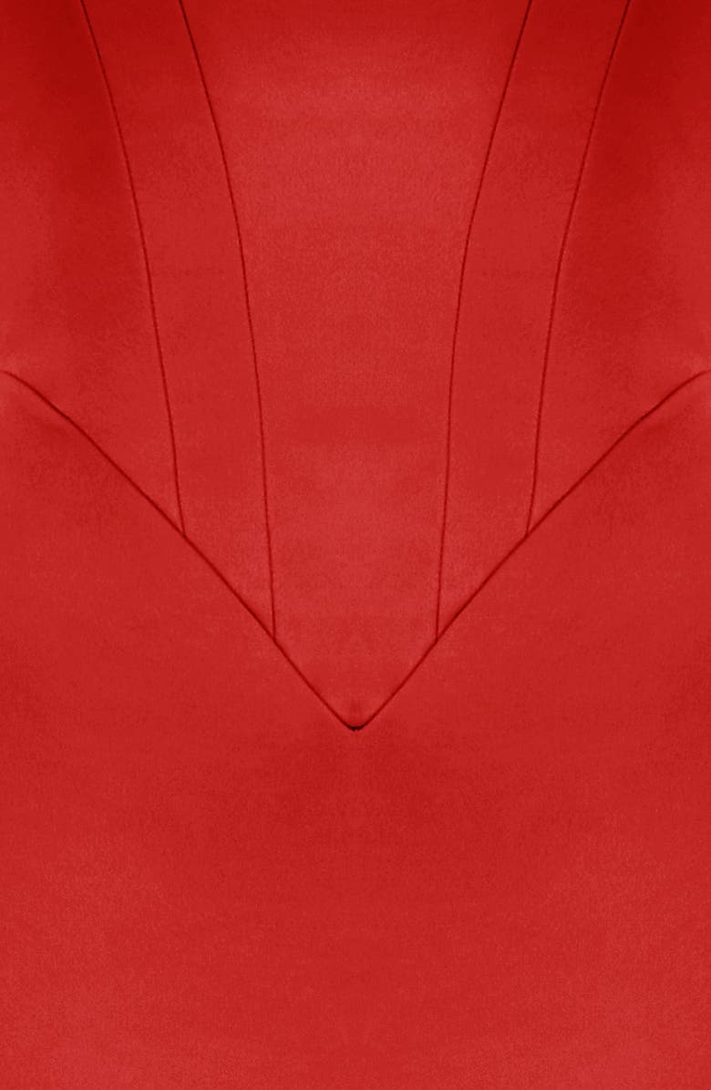 HOUSE OF CB Olivette Corset Maxi Dress, Alternate, color, Red Rose