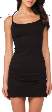 Sky to Moon Shoulder Tie Strap Minidress