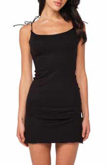 Shoulder Tie Strap Minidress