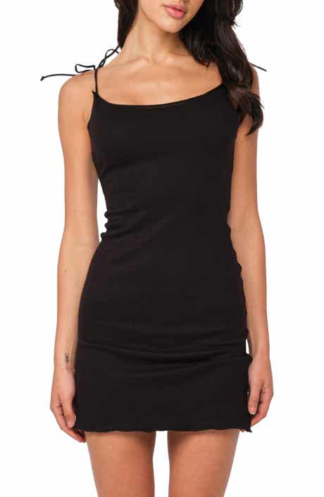 Shoulder Tie Strap Minidress