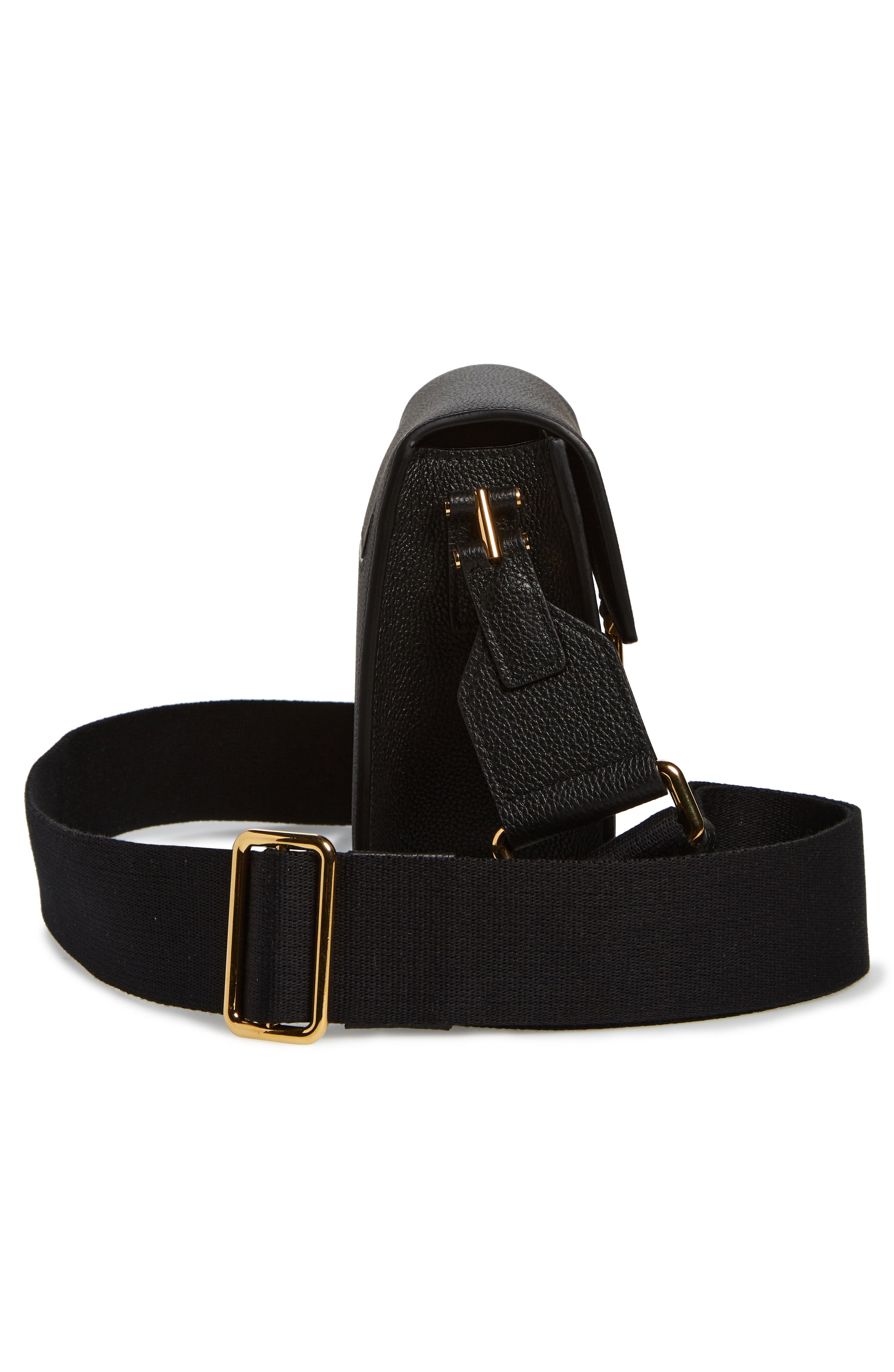 TOM FORD Mini Tara Grained Leather Crossbody Bag, Alternate, color, 