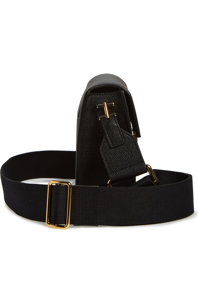 TOM FORD Mini Tara Grained Leather Crossbody Bag, Alternate, color,