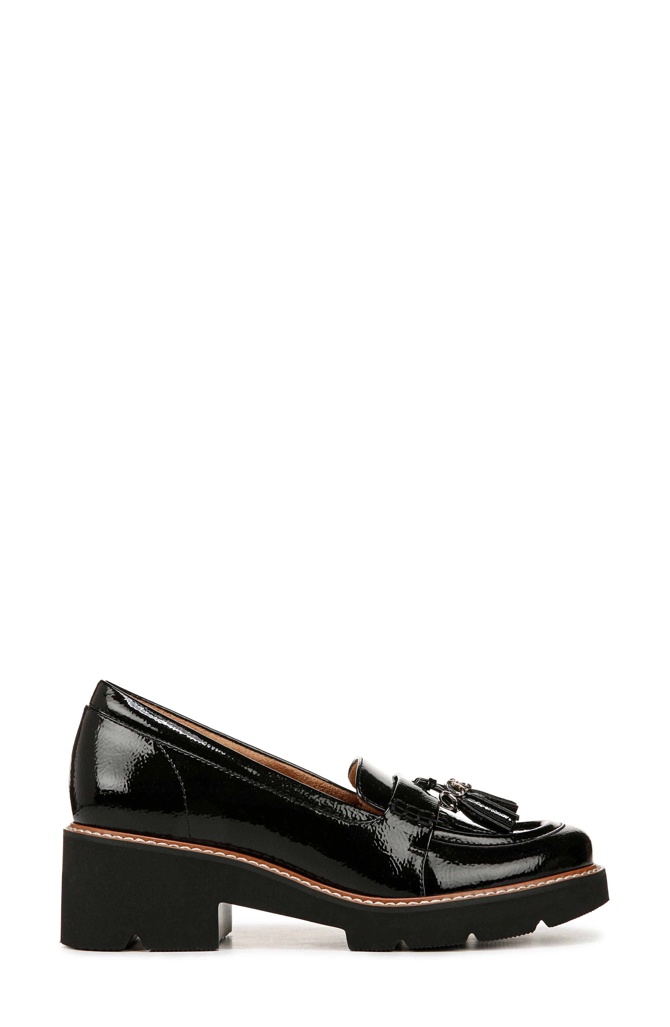 naturalizer rosalie leather tassel loafer