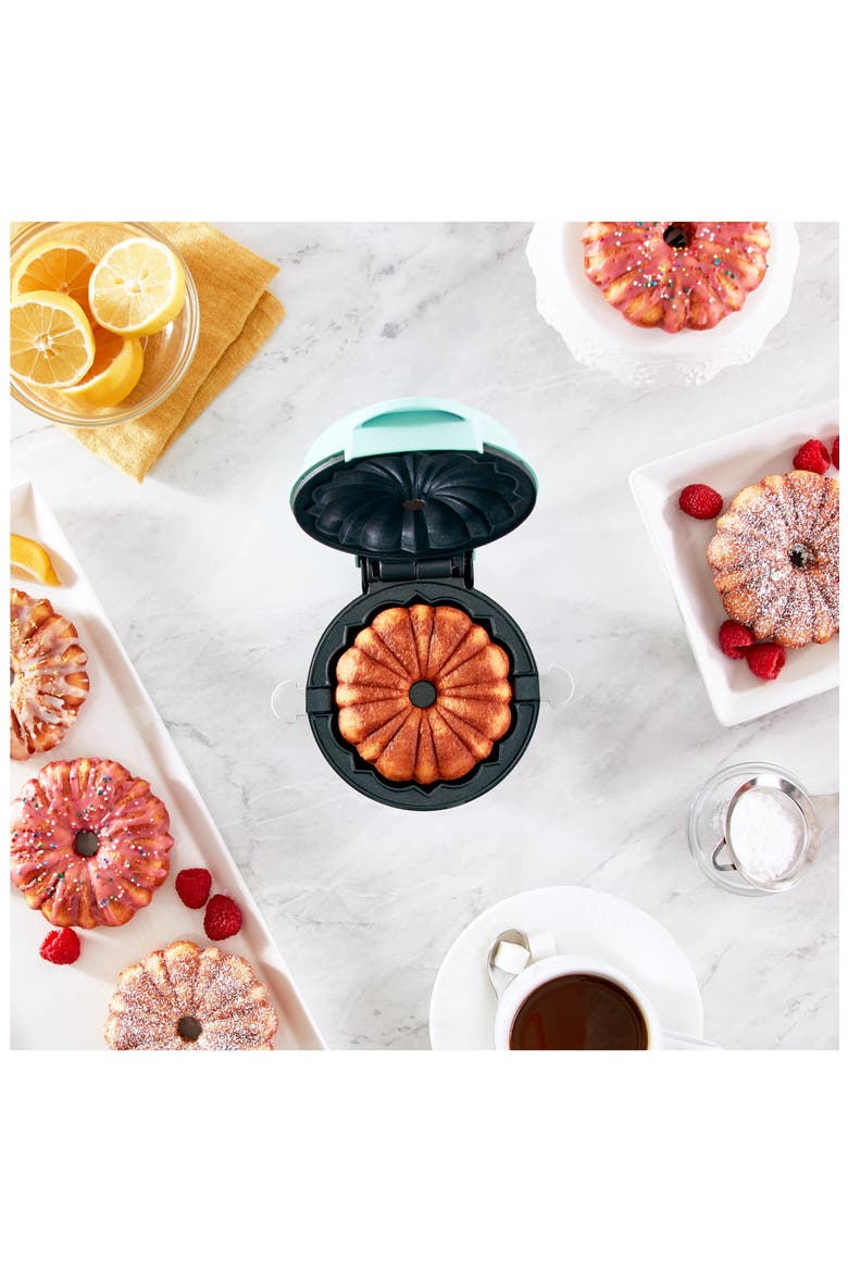 Mini Bundt® Cake Maker, Alternate, color, AQUA