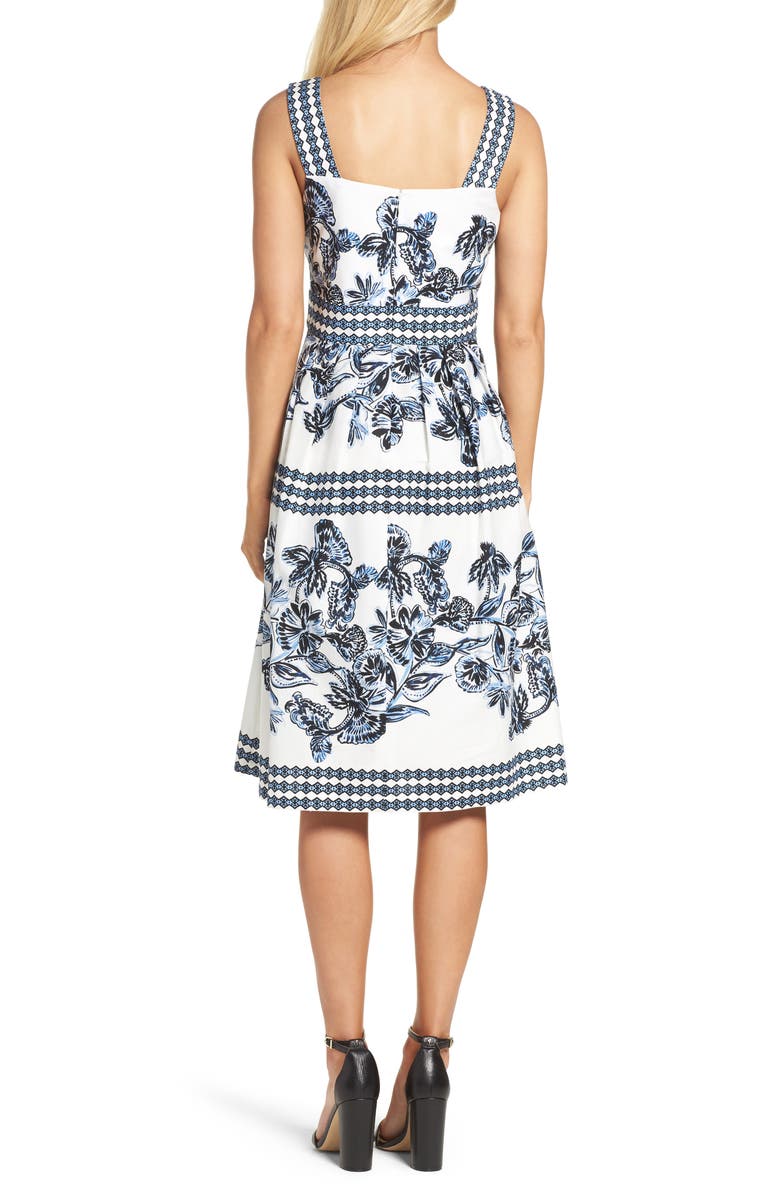 Vince Camuto Fit & Flare Dress, Alternate, color, 