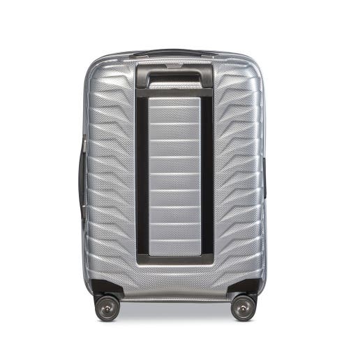 Samsonite Proxis Global Carry-on Hardside Tsa Friendly Spinner In Silver