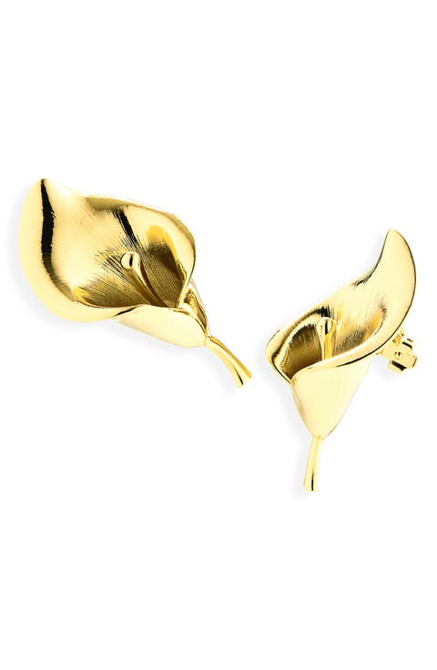 Calla Lily Clip-On Earrings
