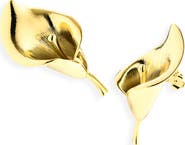 Carolina Herrera Calla Lily Clip-On Earrings