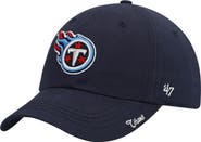 '47 Women's '47 Navy Tennessee Titans Miata Clean Up Primary Adjustable Hat