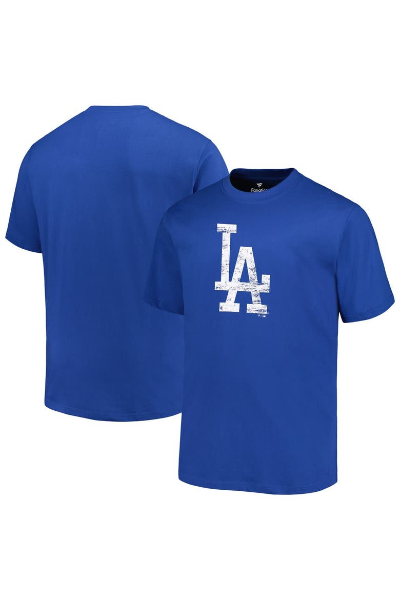 Men's Profile Royal Los Angeles Dodgers Big & Tall Primary Logo T-Shirt, Main, color, Royal