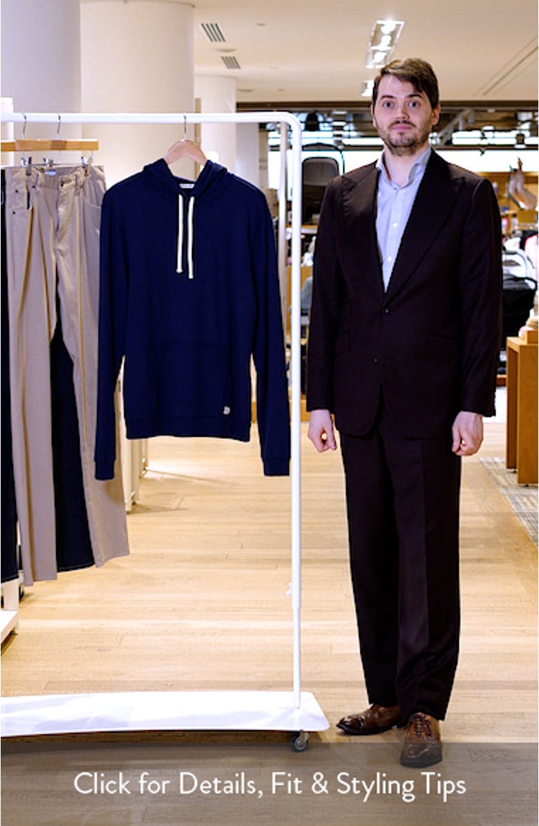 Cotton Blend French Terry Pullover Hoodie, sales video thumbnail