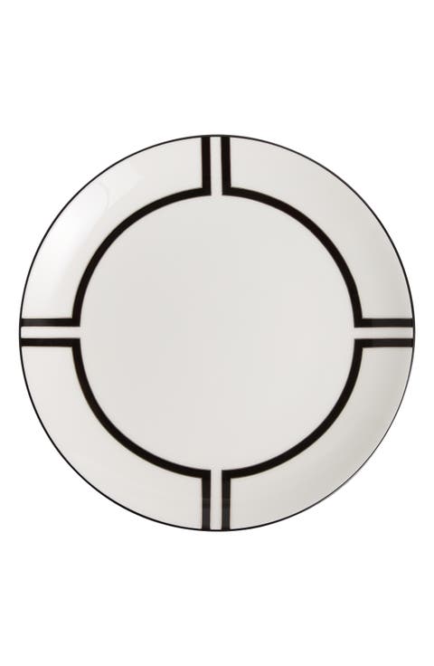 x Vera Wang Luxe Graphite Bone China Plate