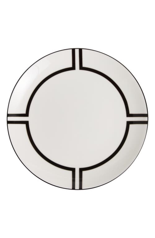 Wedgwood X Vera Wang Luxe Graphite Bone China Plate In No Color