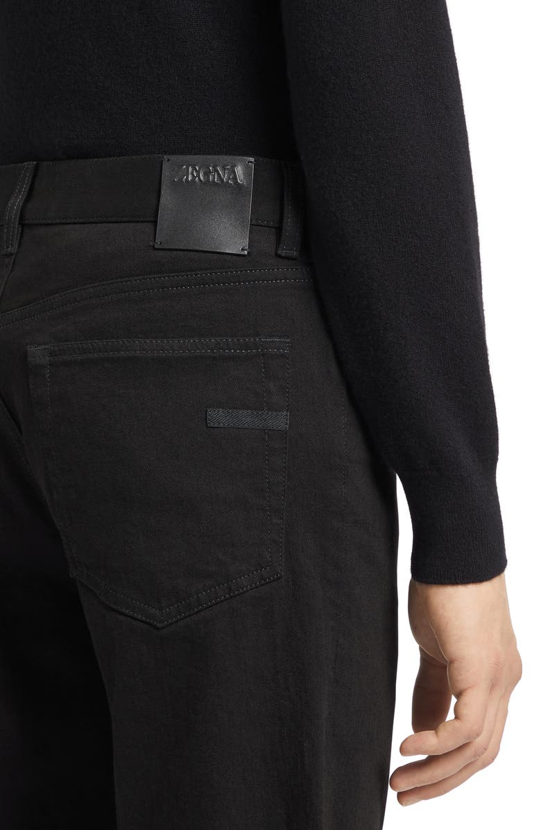 ZEGNA Stretch Denim City Fit Jeans, Alternate, color, Black