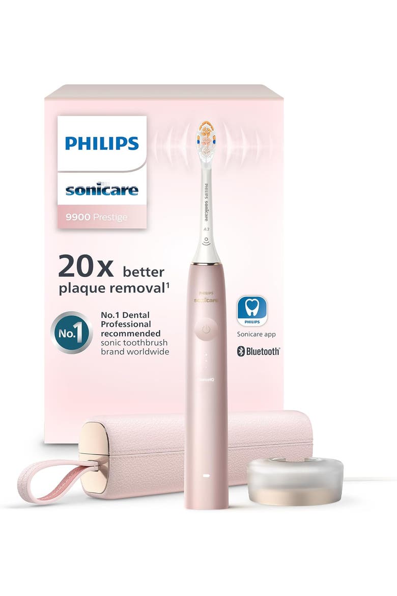 DiamondClean 9900 Prestige Toothbrush SenseIQ Pink, Main, color, Pink