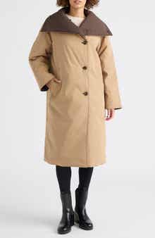 Ana Reversible Padded Wrap Coat