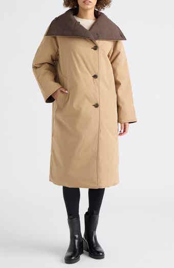 Ana Reversible Padded Wrap Coat
