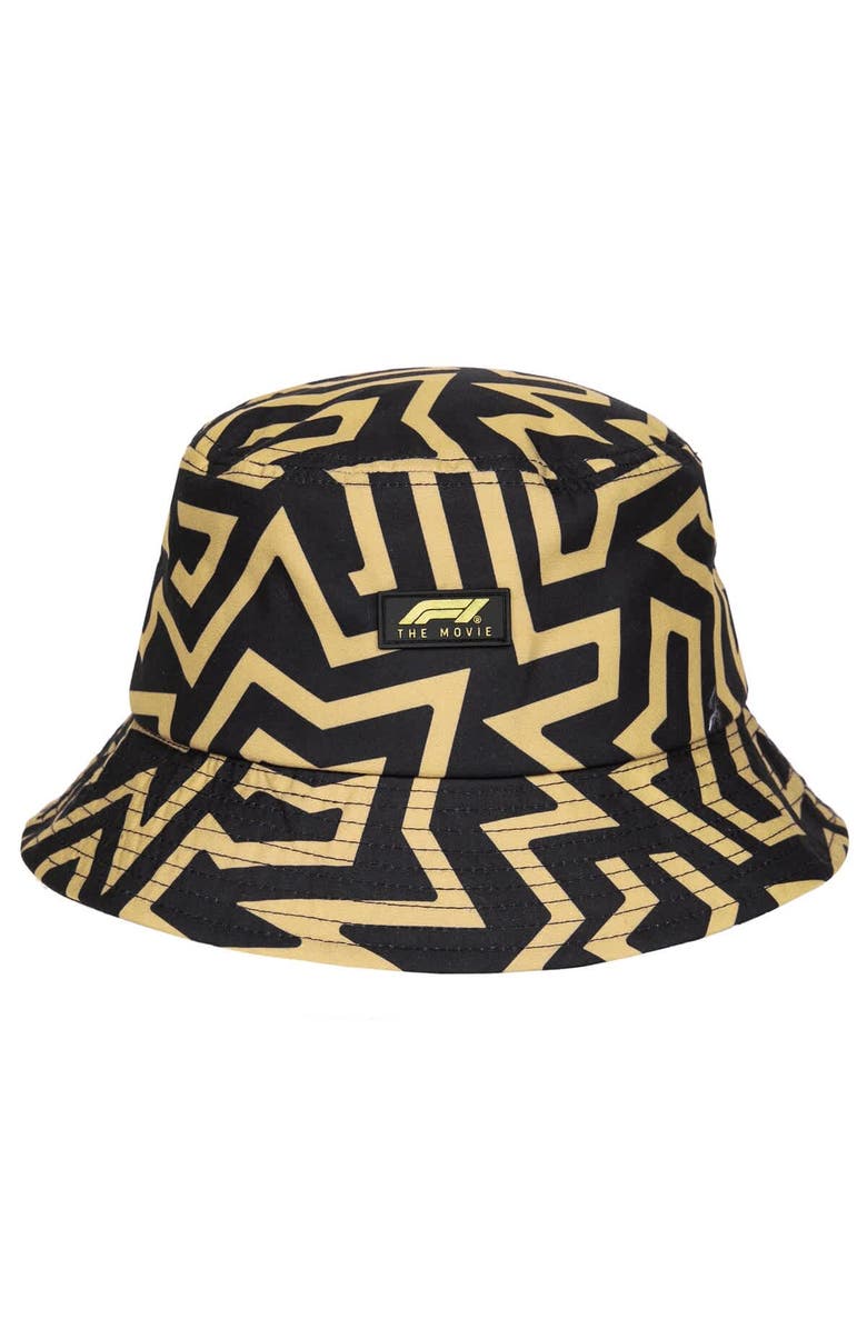 Insomniac Men's Black/Gold Formula 1 The Movie Bucket Hat, Alternate, color,