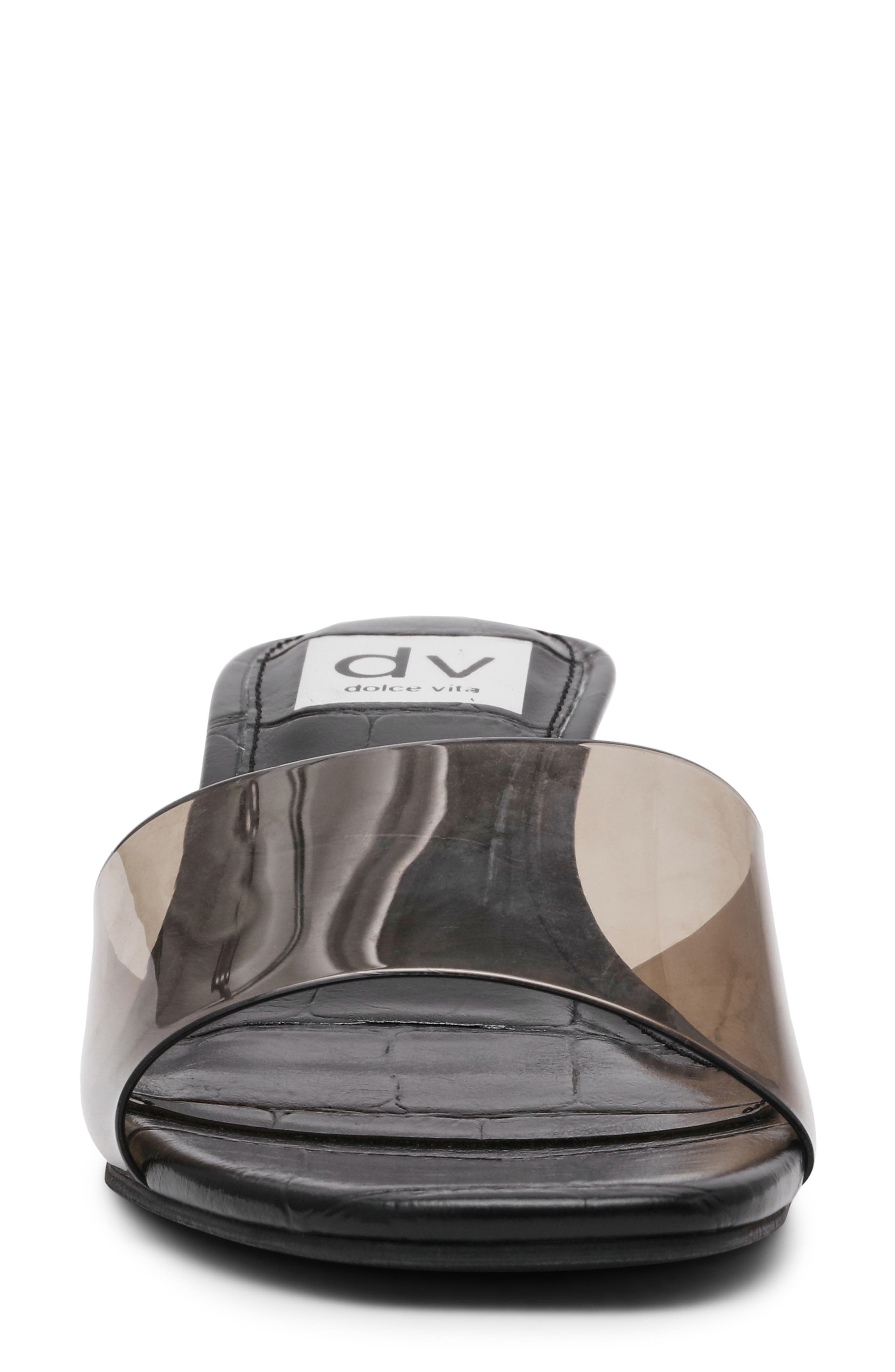 DV by Dolce Vita Brendah Slide Sandal, Alternate, color, Black Croco