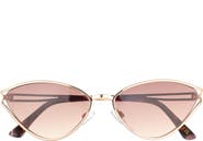 Vince Camuto 142mm Vented Cat Eye Sunglasses